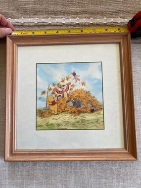 Vintage Disney Framed Winnie the Pooh Seasons Series- Autumn